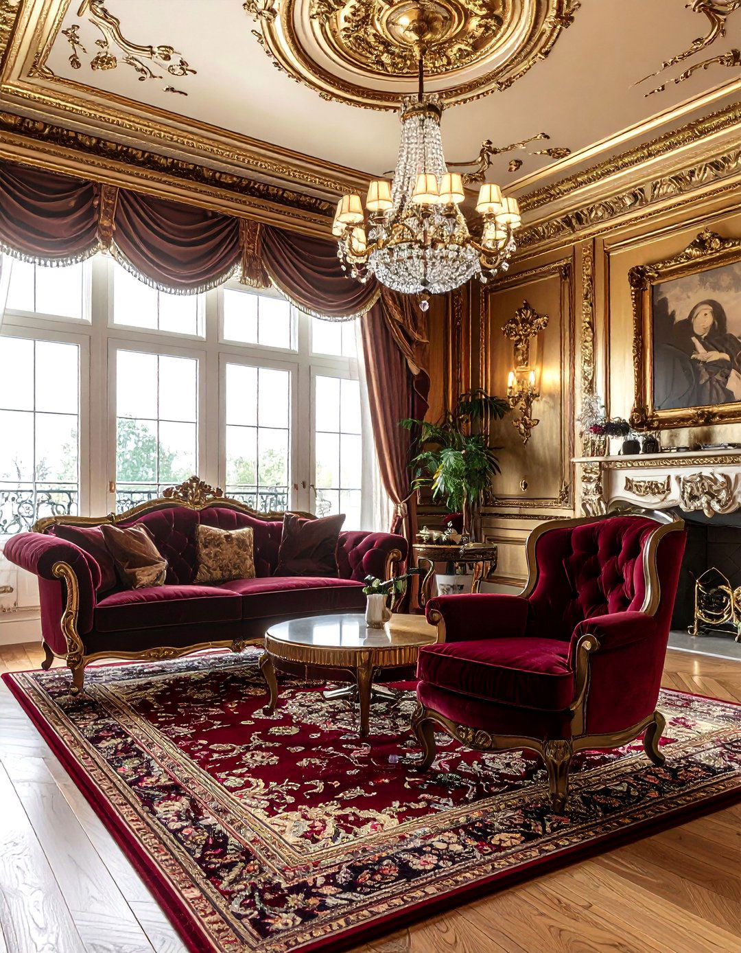 Victorian tin ceiling - 30 living room tin ceiling ideas