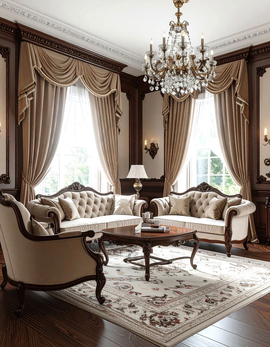 Victorian wainscoting - 30 living room wainscoting ideas