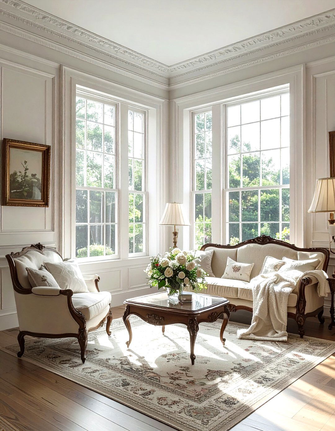 Victorian window film - 30 living room window film ideas
