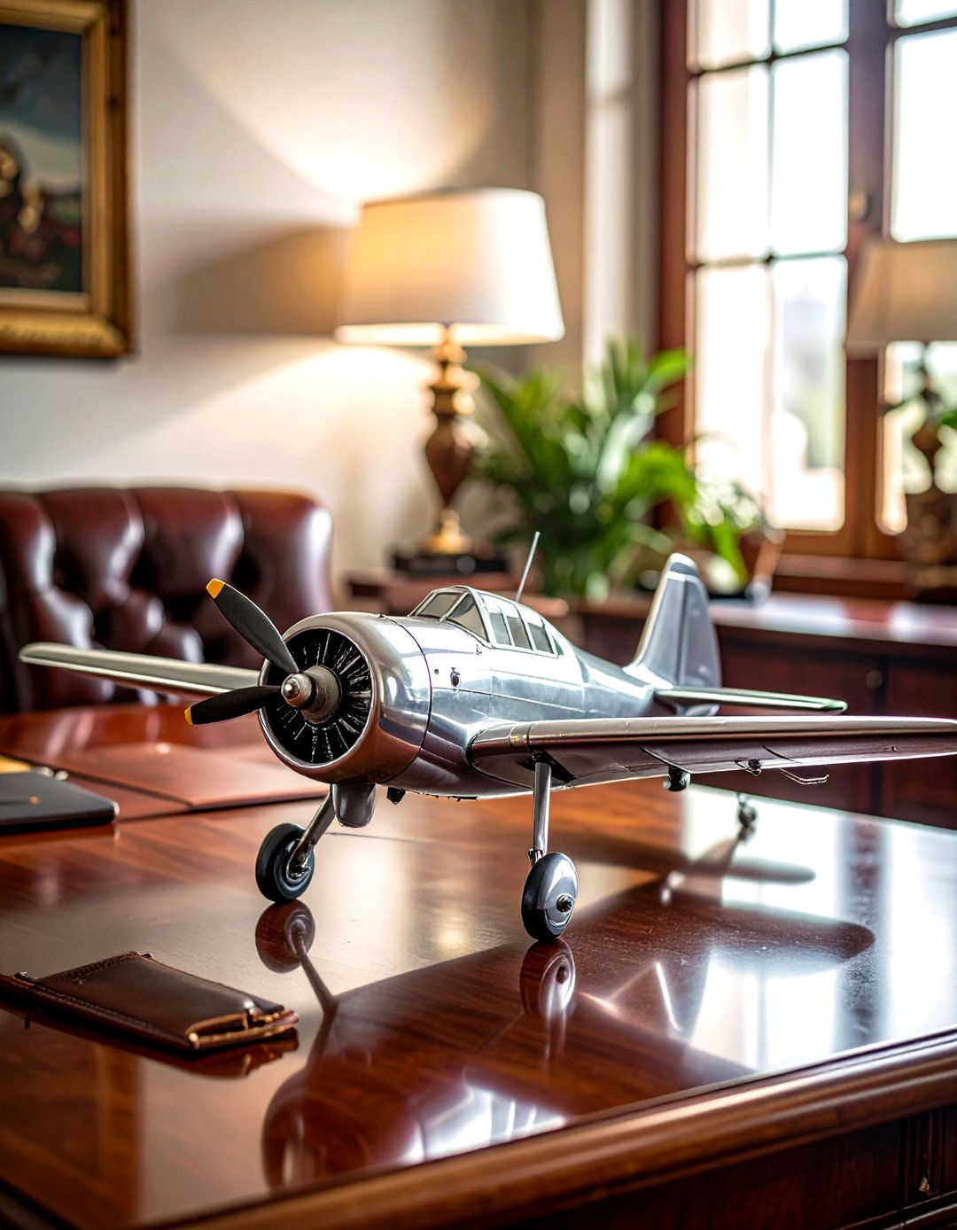 Vintage Airplane Model - 30 collected travel decor ideas