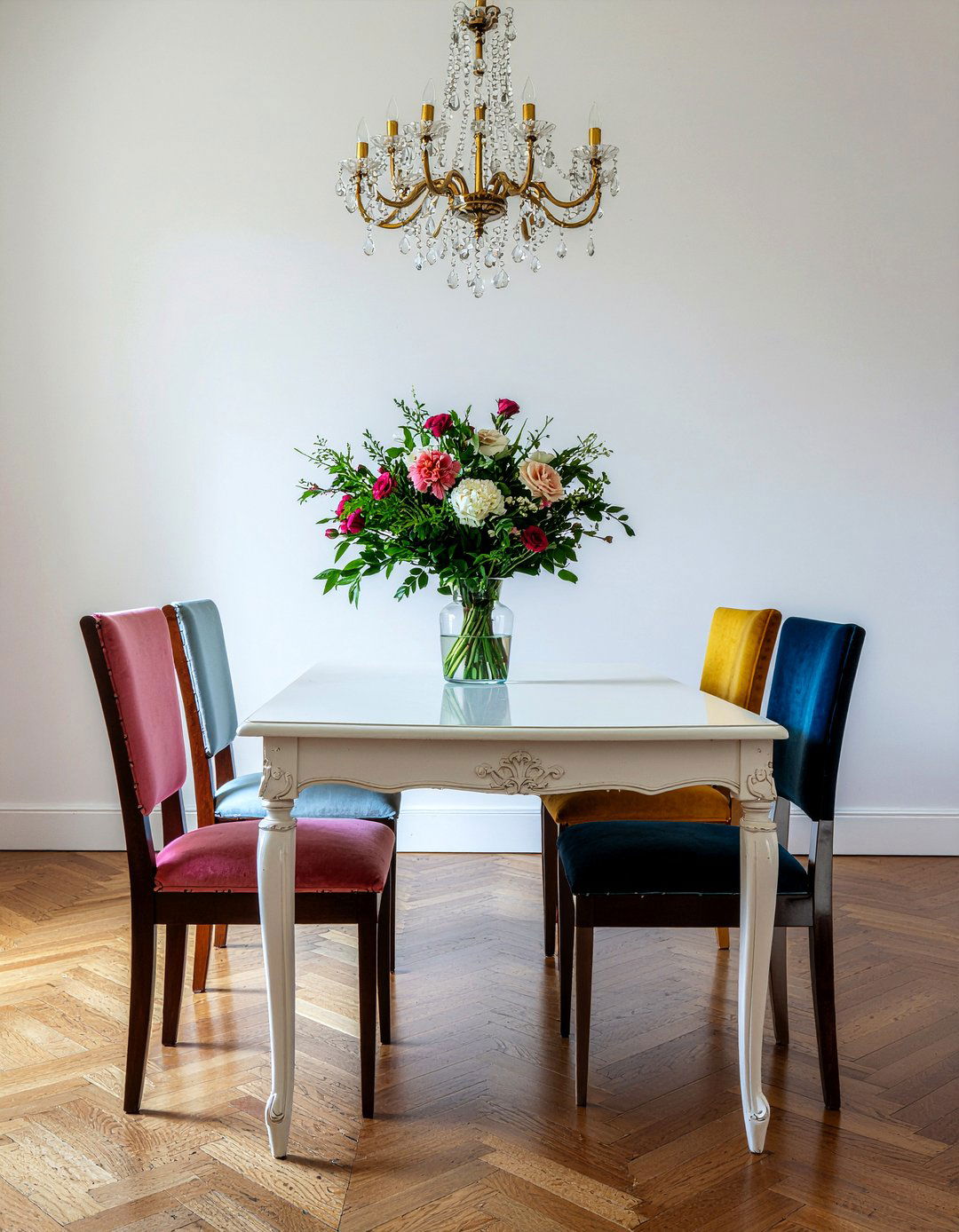 Vintage Antique Table - 30 maximalist dining room ideas