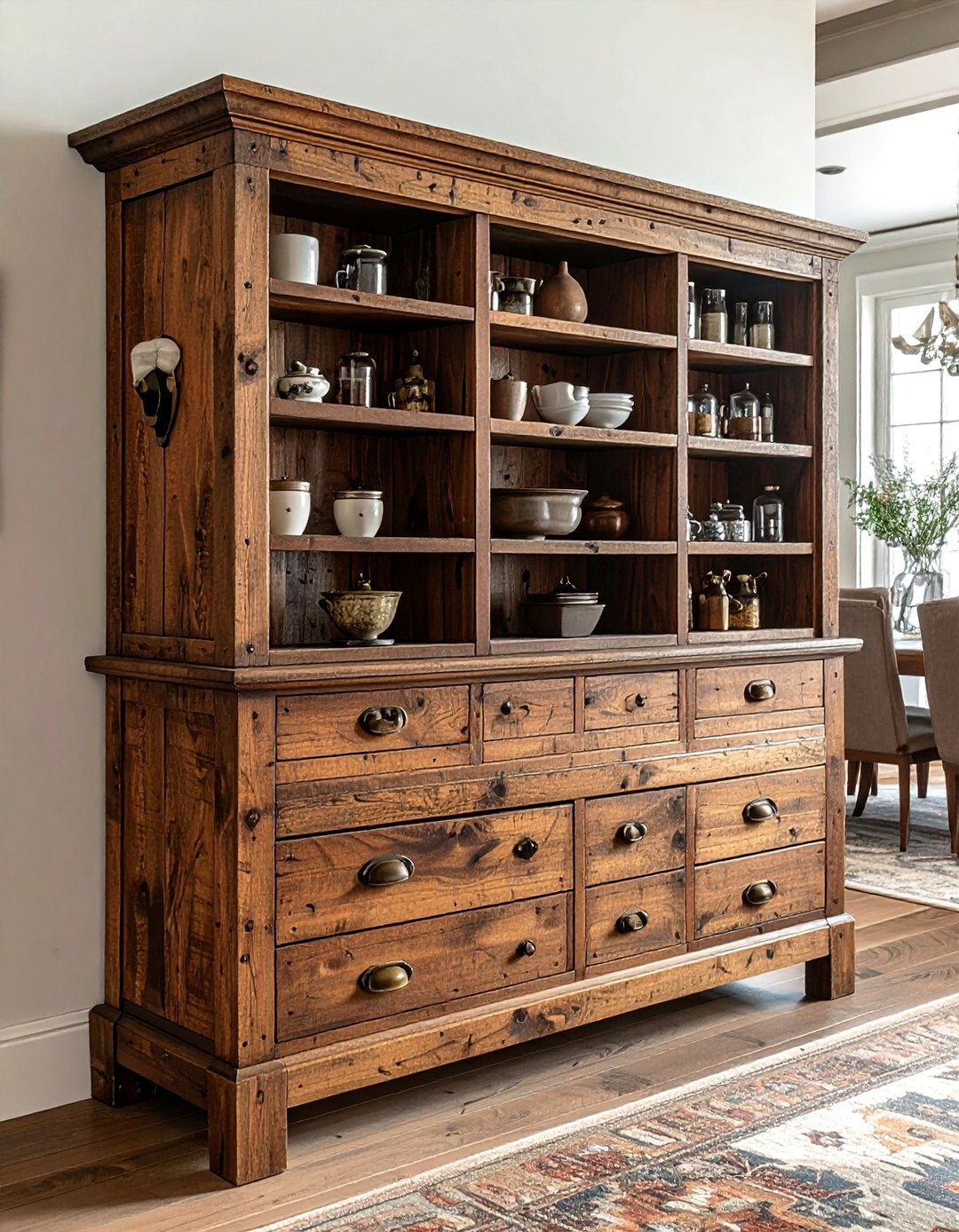 Vintage Apothecary Cabinet - 30 dining room cabinet storage ideas