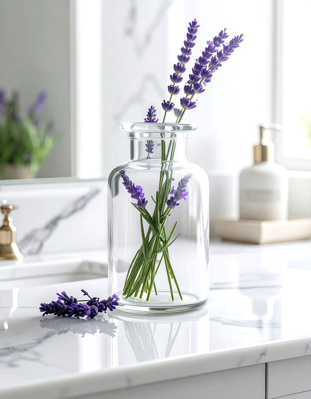 Vintage Apothecary Jar For Bathroom - 30 bathroom vase ideas