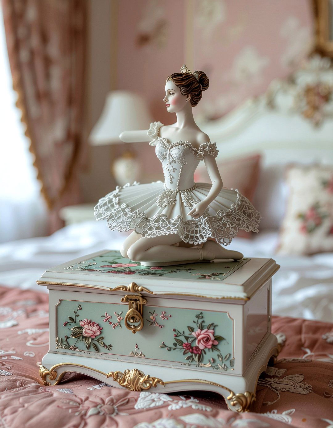 Vintage Ballerina Statue - 30 bedroom figurines