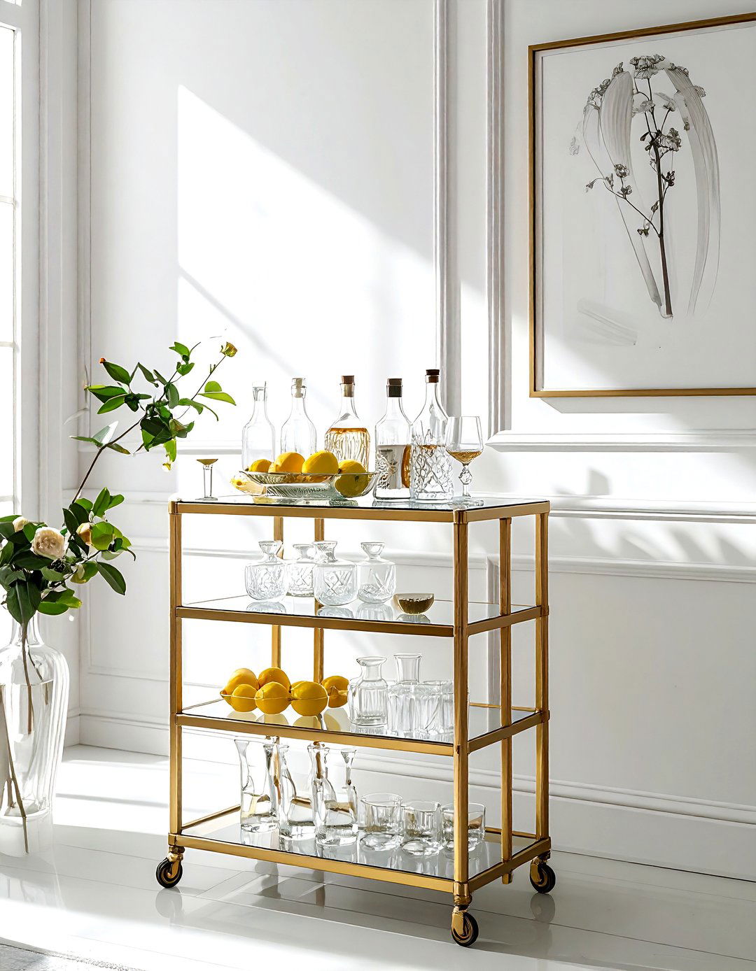 Vintage Bar Carts - 30 secondhand decor ideas