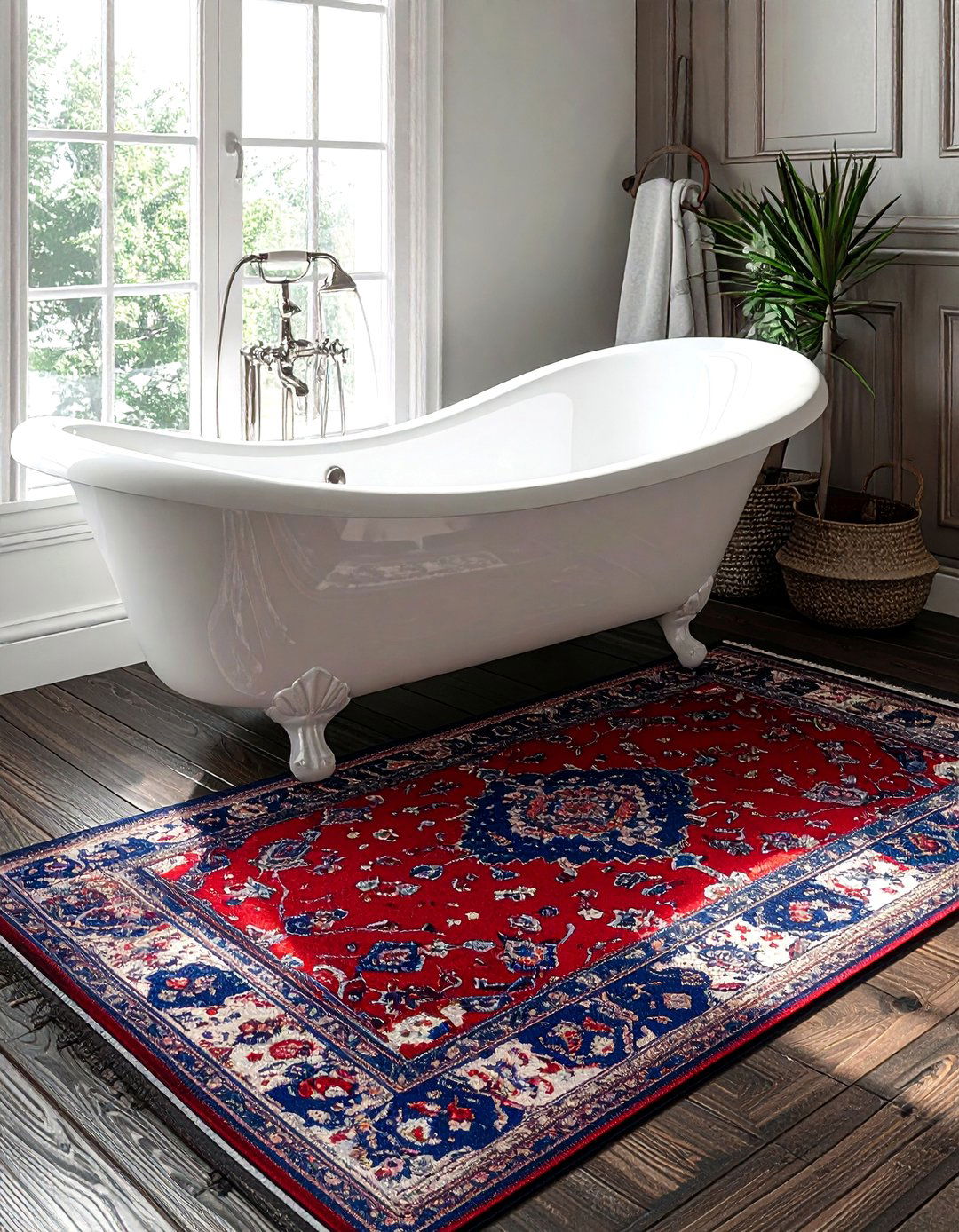 Vintage Bathroom Rug - 30 Victorian bathroom ideas
