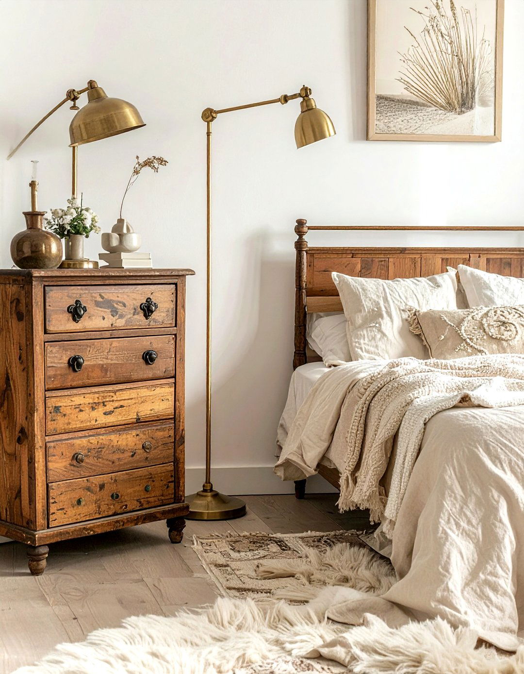 Vintage Boho Bedroom - 30 bohemian beige bedroom ideas