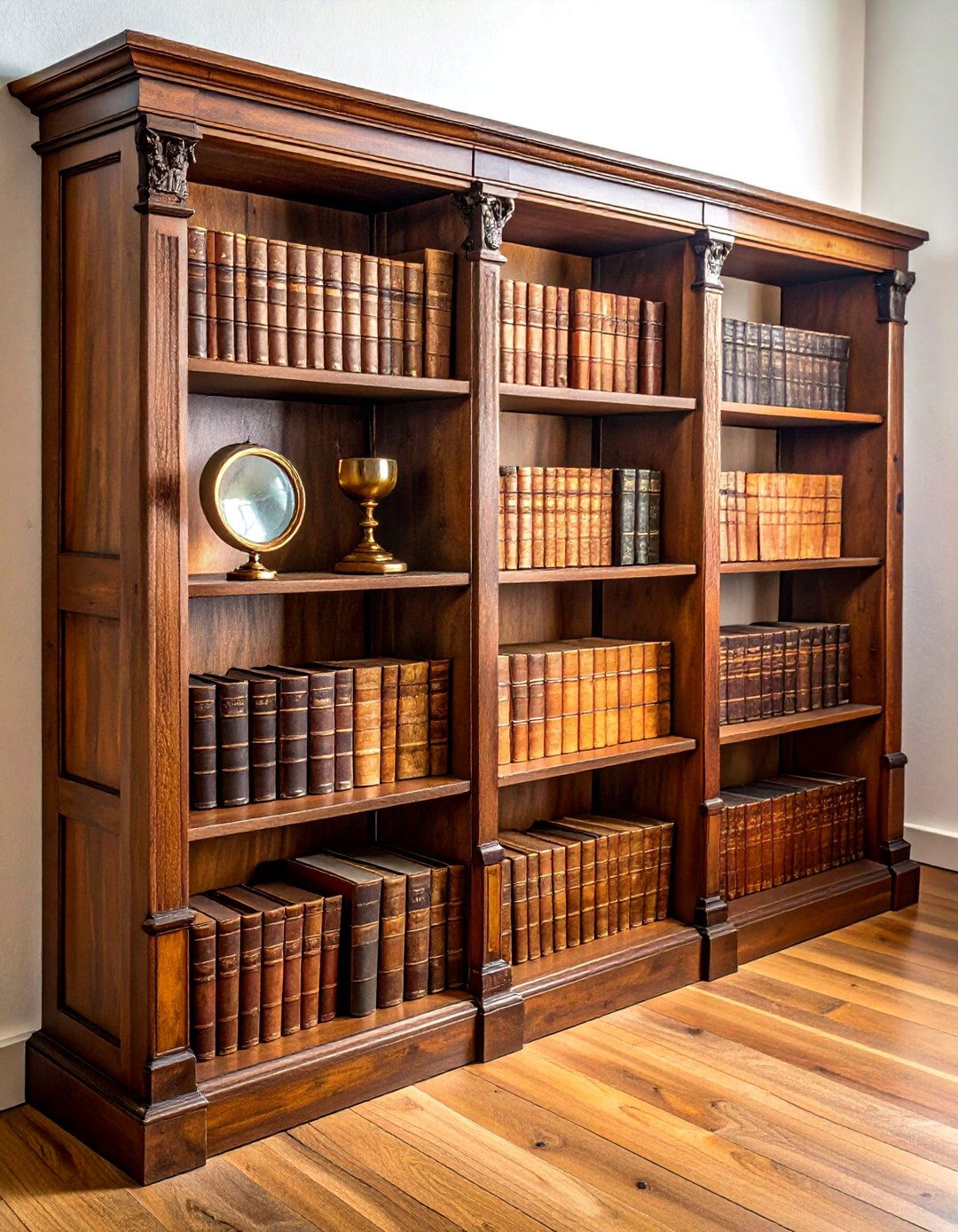 Vintage Bookshelf - 30 bookshelf decor ideas