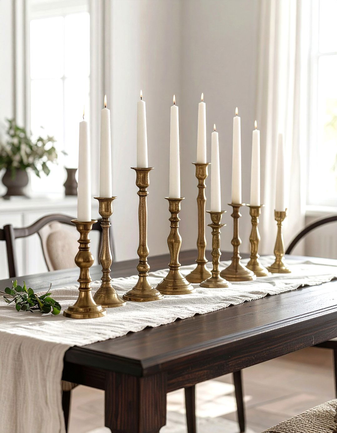 Vintage Brass Candlesticks - 30 vintage finds decor ideas