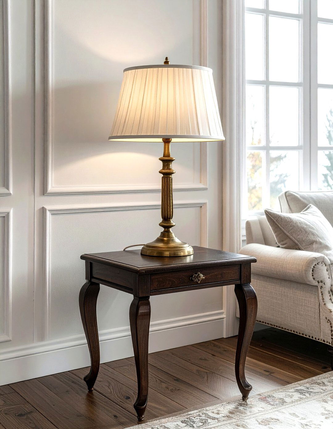 Vintage Brass Lamp Living Room - 30 living room lamp ideas