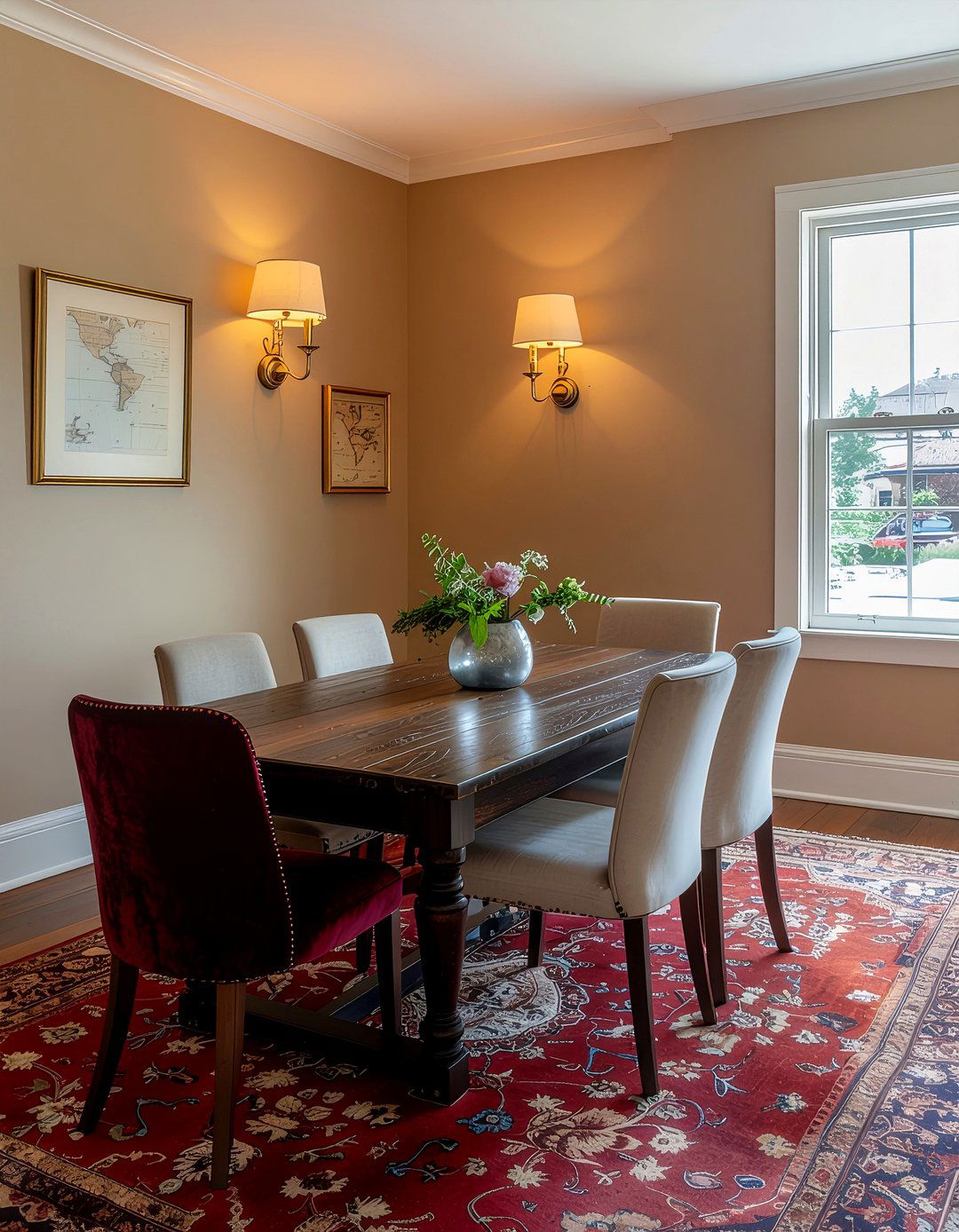 Vintage Brass Wall Lamp - 30 dining room sconce ideas