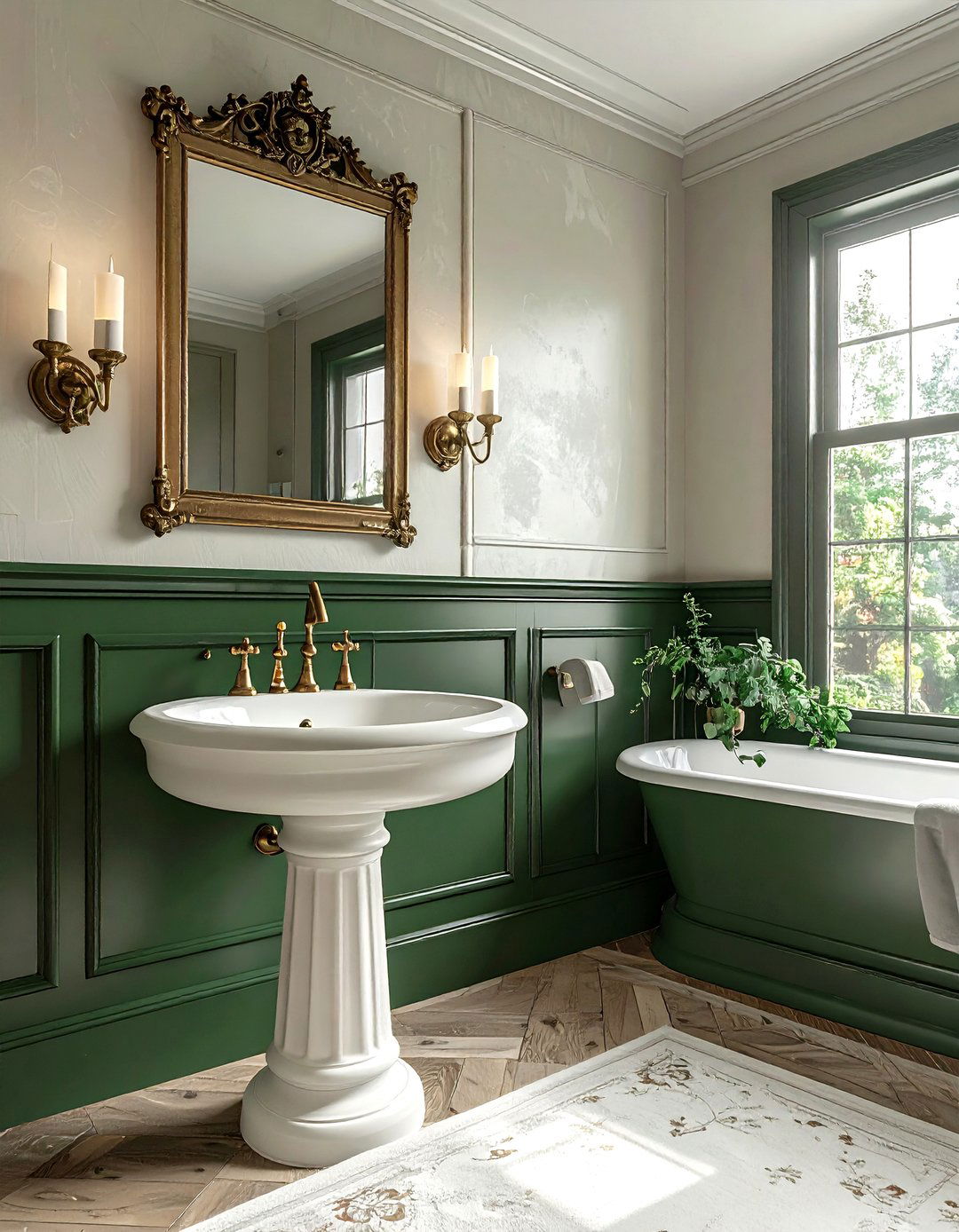 Vintage Brass Wall Mount Faucet - 30 wall-mounted faucet ideas