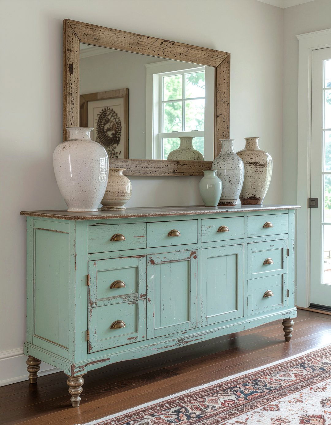 Vintage Buffet Sideboard - 30 farmland dining room ideas