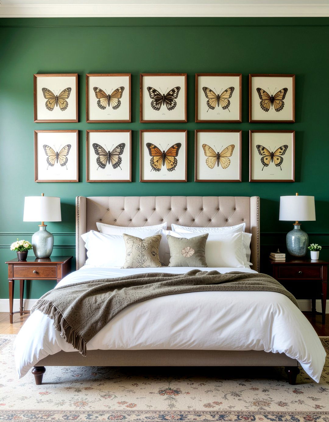 Vintage Butterfly Art - 30 butterfly bedroom ideas