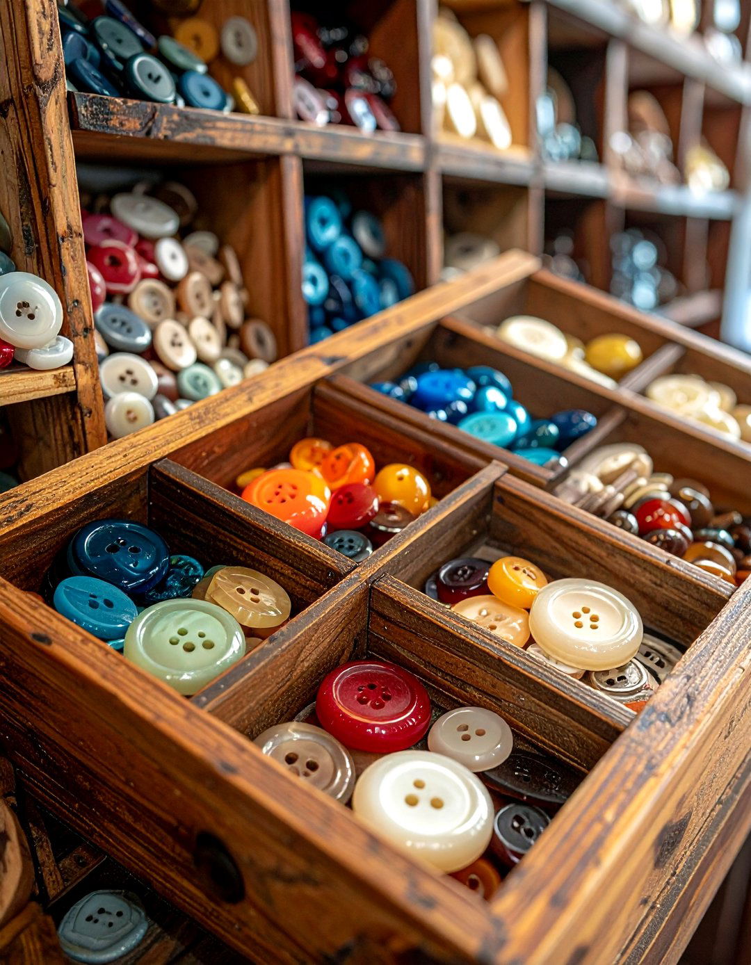 Vintage Button Collection - 30 vintage collection display ideas