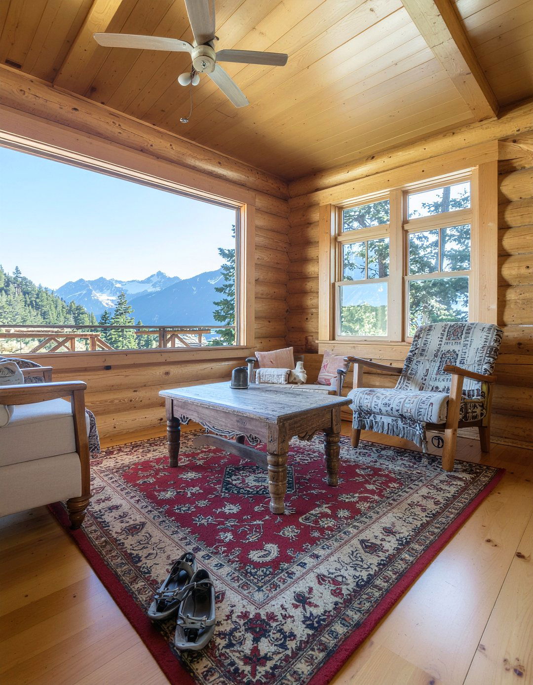 Vintage Cabin - 30 cabin style living room ideas