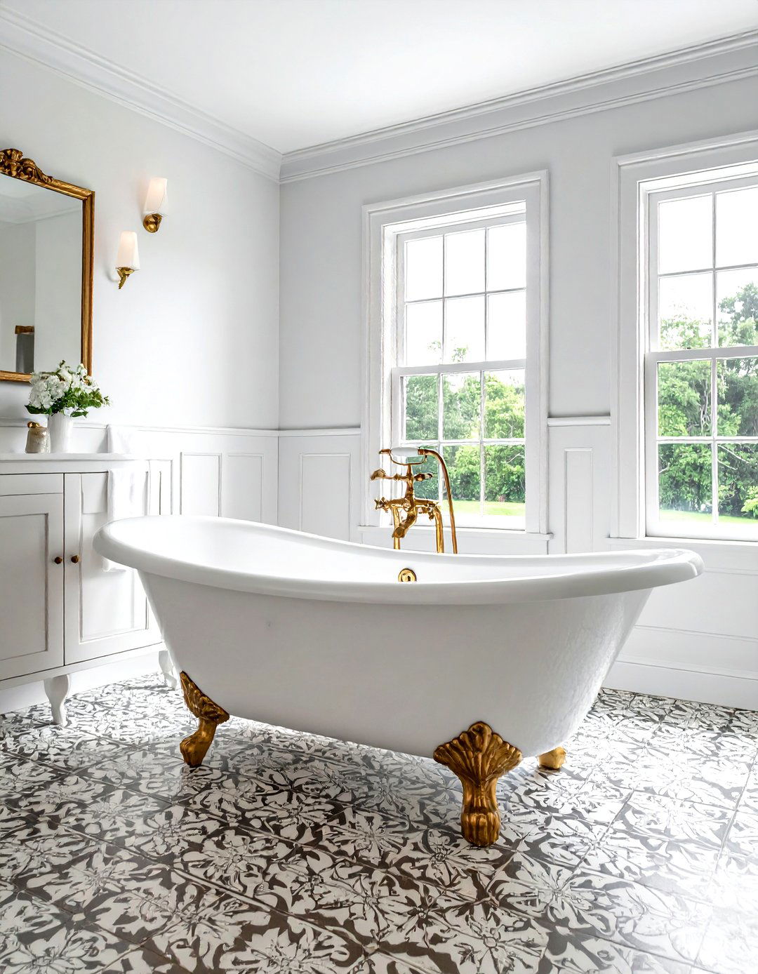 Vintage Clawfoot Tub Bathroom - 30 chic bathroom ideas