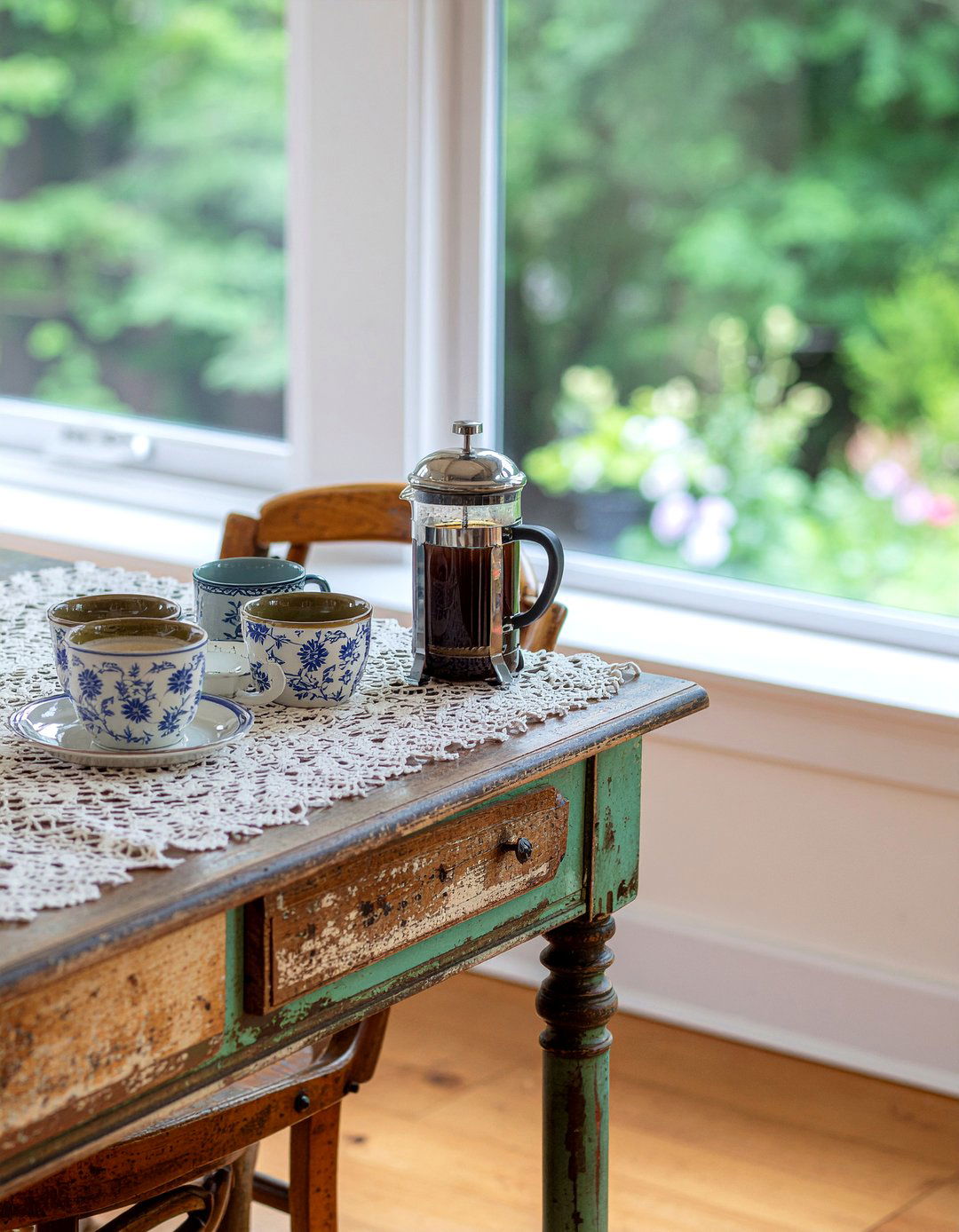 Vintage Coffee Station - 30 dining room coffee station ideas