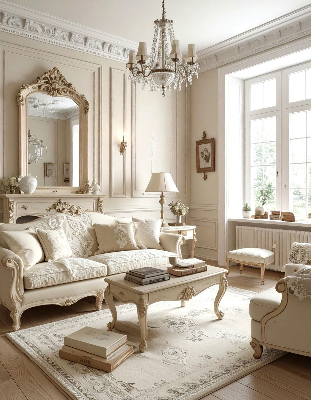 Vintage Cream Living Room - 30 cream living room decor ideas