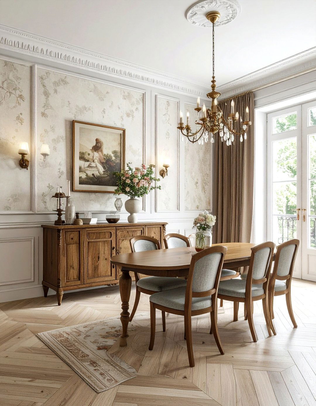 Vintage Dining Room - 30 attention-grabbing dining room ideas