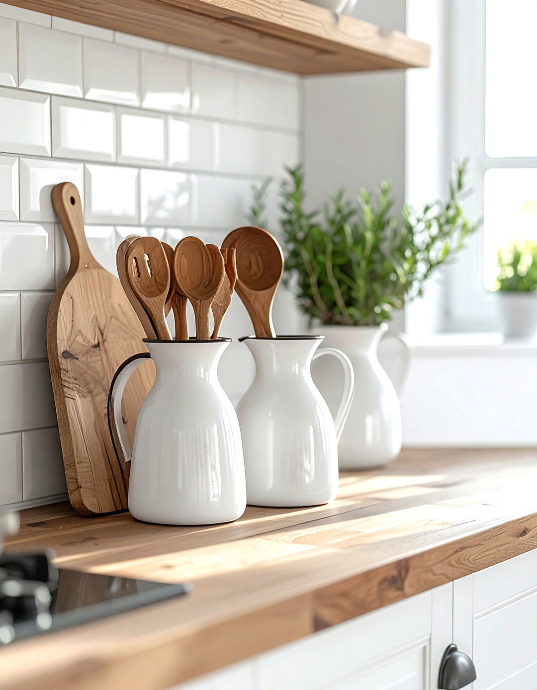 Vintage Enamelware Jugs - 30 secondhand decor ideas