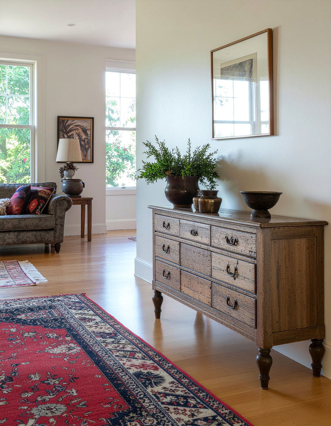 Vintage Entryway Chest Decor - 30 living room entryway ideas