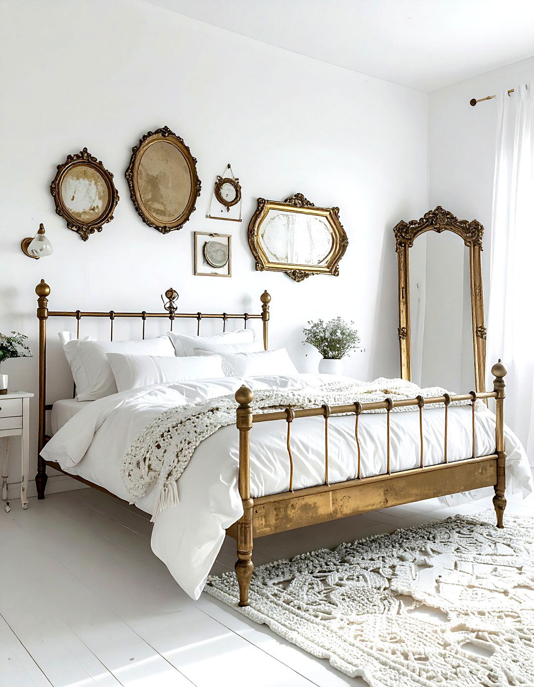 Vintage Farmhouse White Bedroom - 30 farmhouse white bedroom ideas