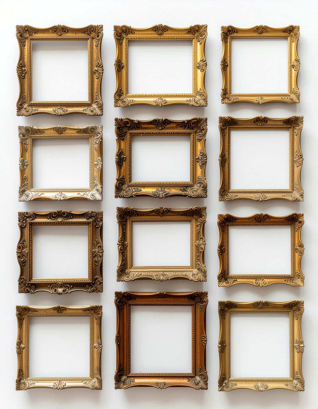 Vintage Frame Collage - 30 family photo decor ideas