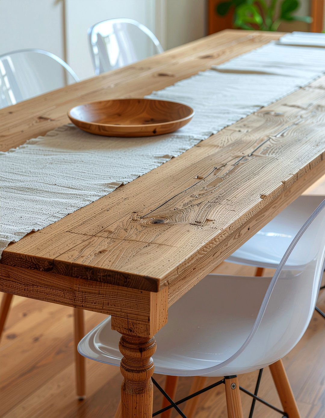 Vintage French Dining Table - 30 Parisian dining room ideas