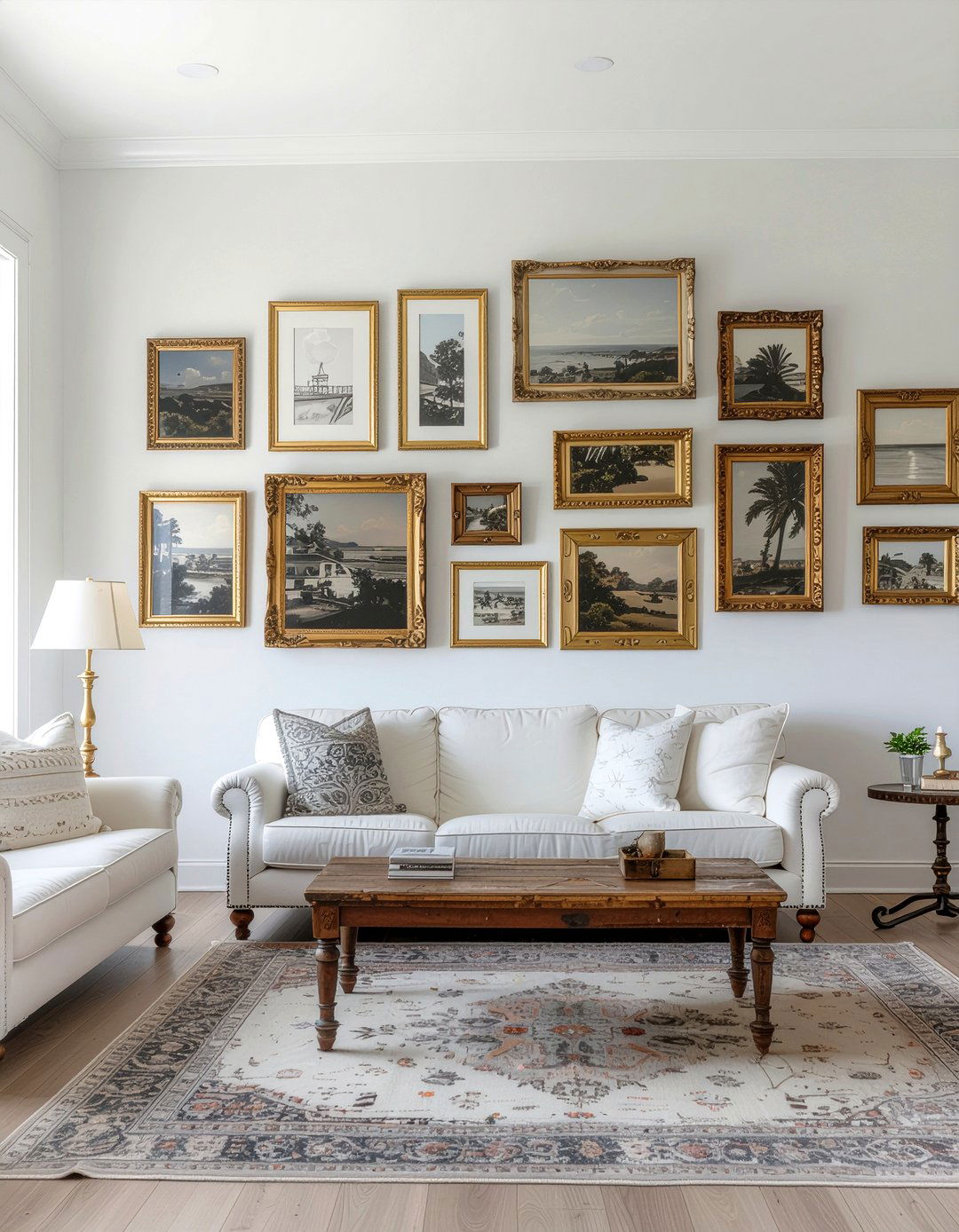 Vintage Gallery Wall - 30 flea market decor ideas