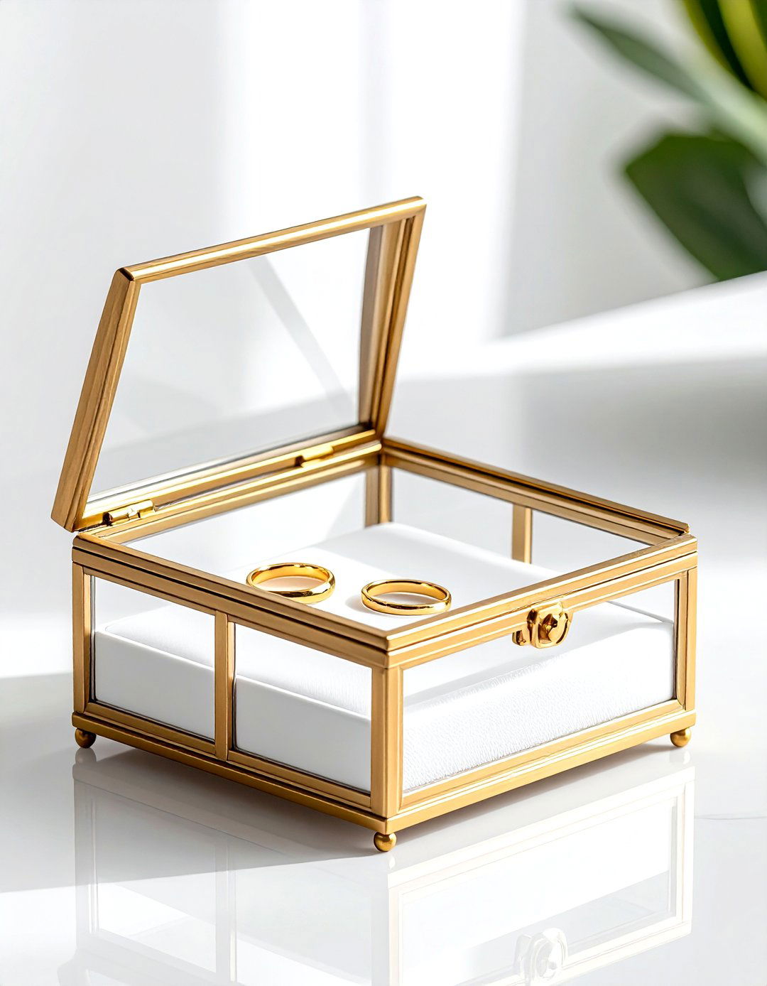 Vintage Glass Trinket Box - 30 jewelry box ideas