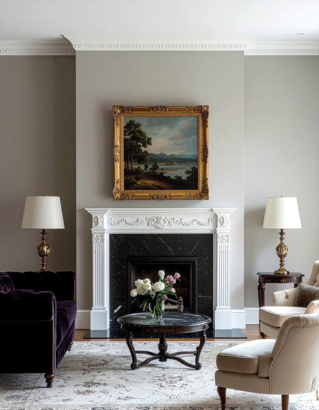 Vintage Gold Ornate Frame - 30 living room picture frames