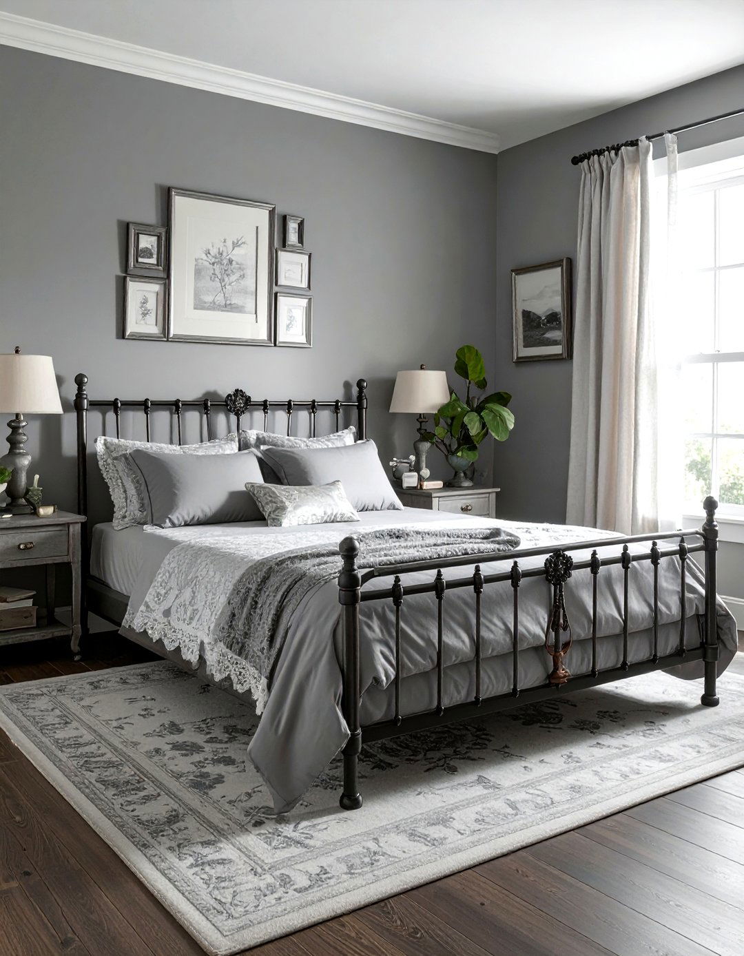 Vintage Gray Bedroom - 30 gray bedroom accessories ideas