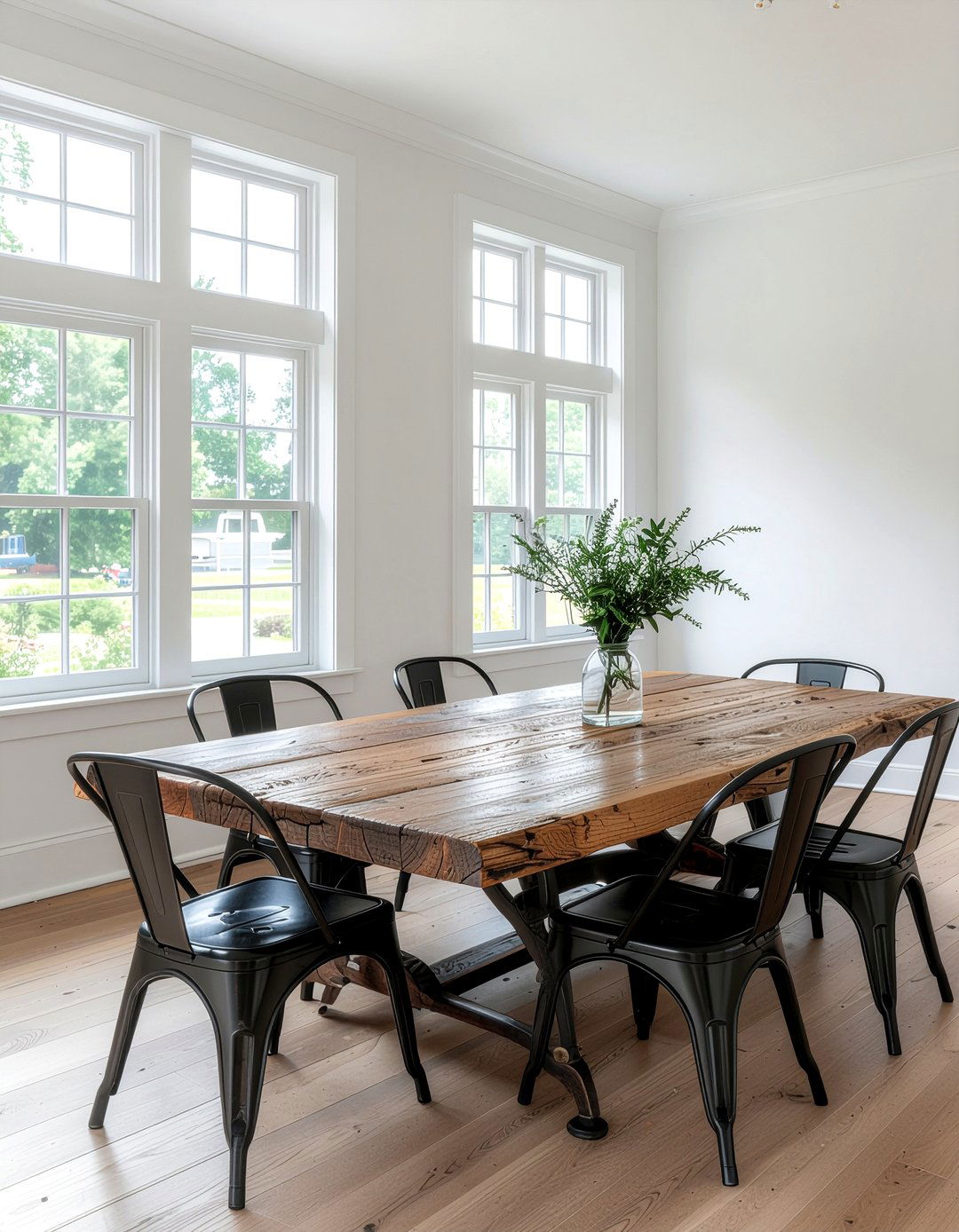 Vintage Heirloom With Contemporary Chairs - 30 dining room high-low mixing ideas