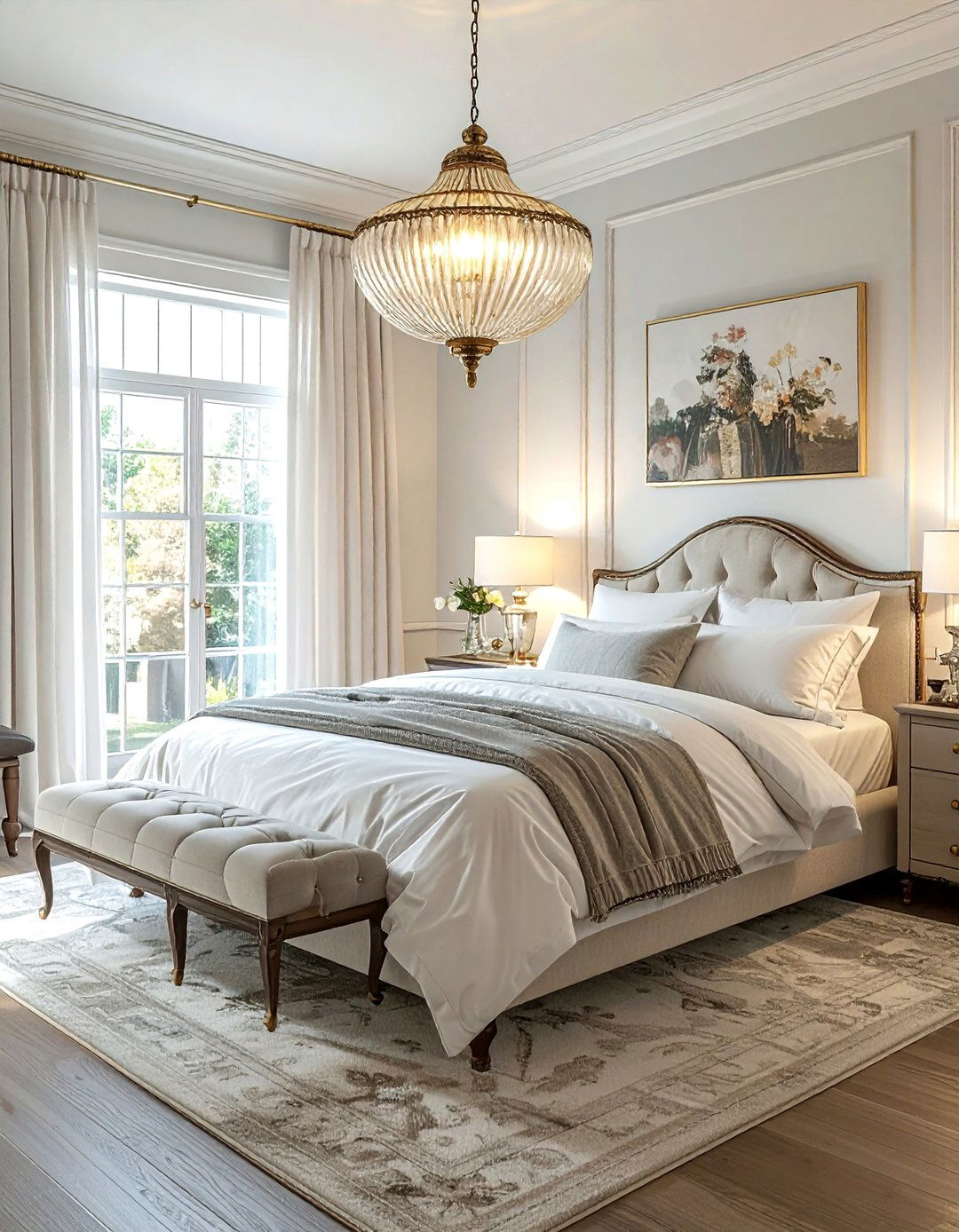 Vintage Holophane Light - 30 bedroom pendant lighting ideas