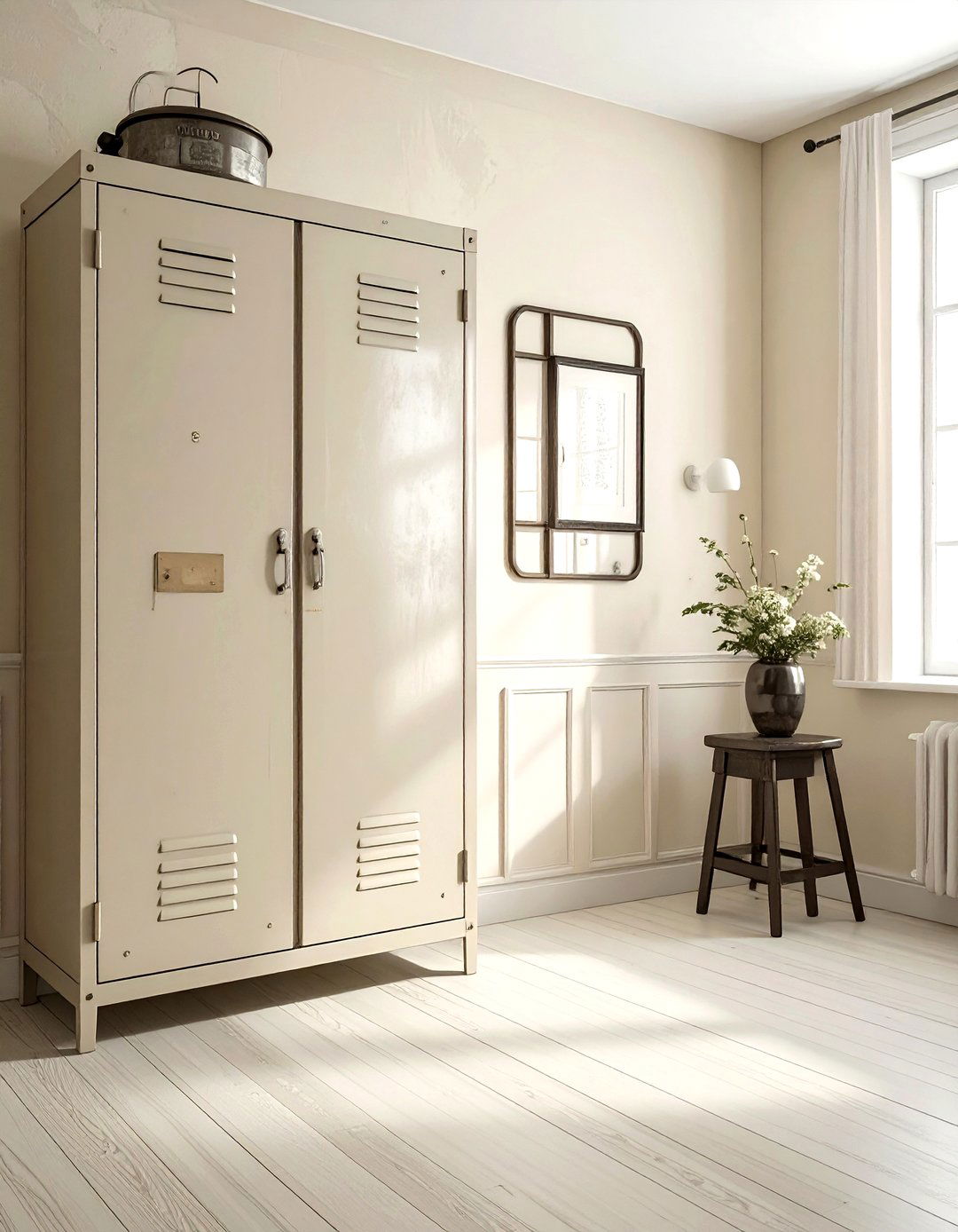 Vintage Industrial Cream Decor - 30 industrial cream bedroom ideas