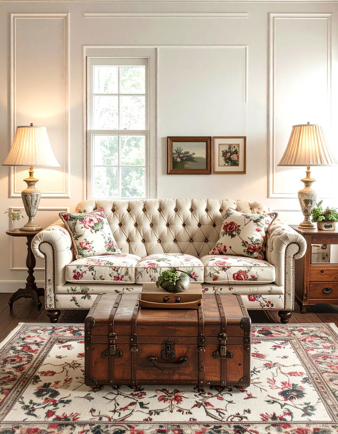Vintage Inspired Living Room - 30 living room pull out couch ideas
