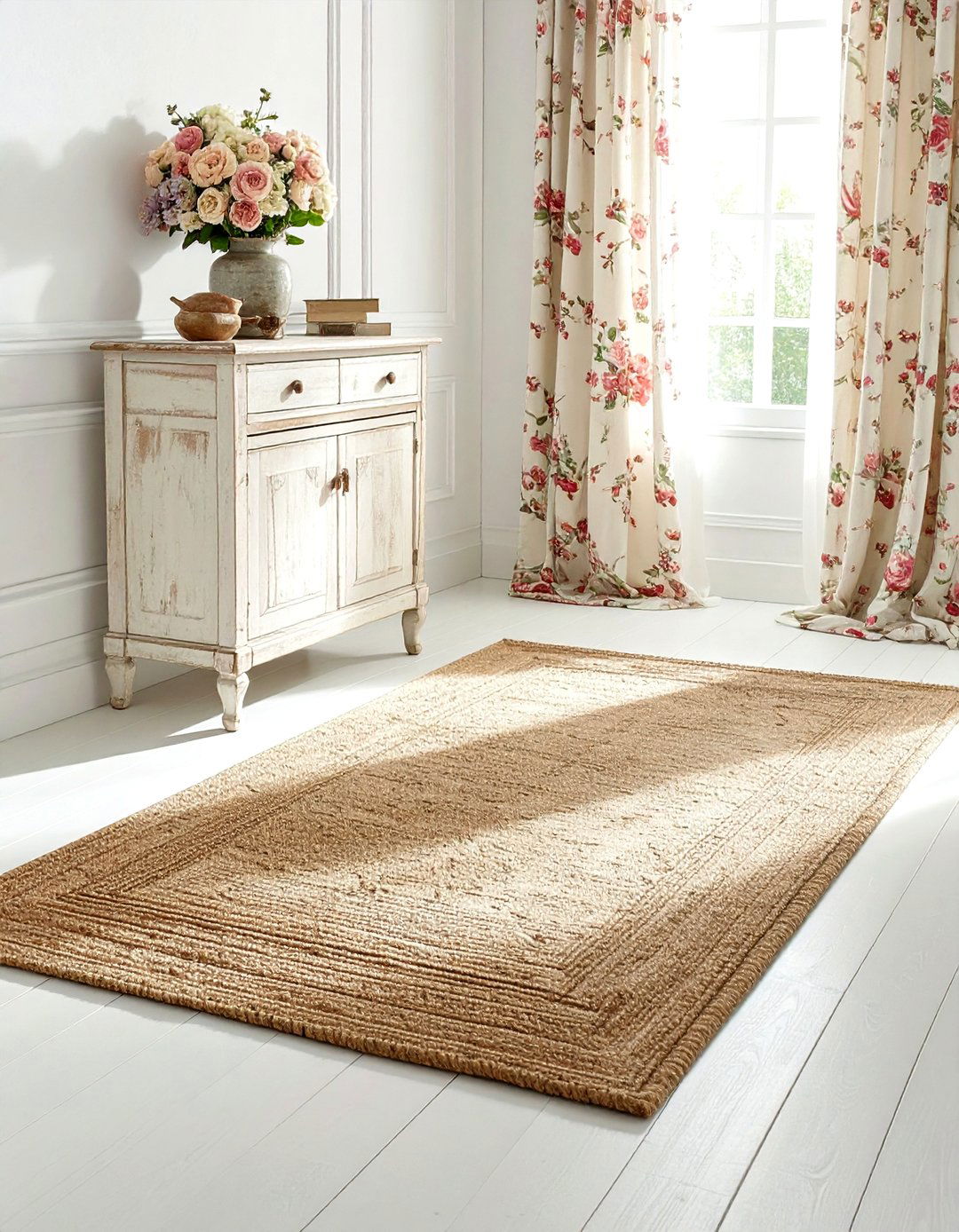 Vintage Jute Rug Style - 30 jute rug ideas