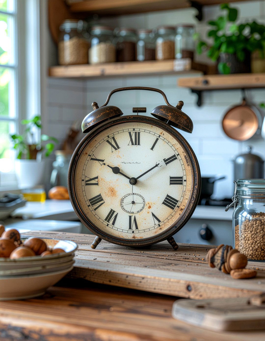 Vintage Kitchen Clock - 30 kitchen clock ideas