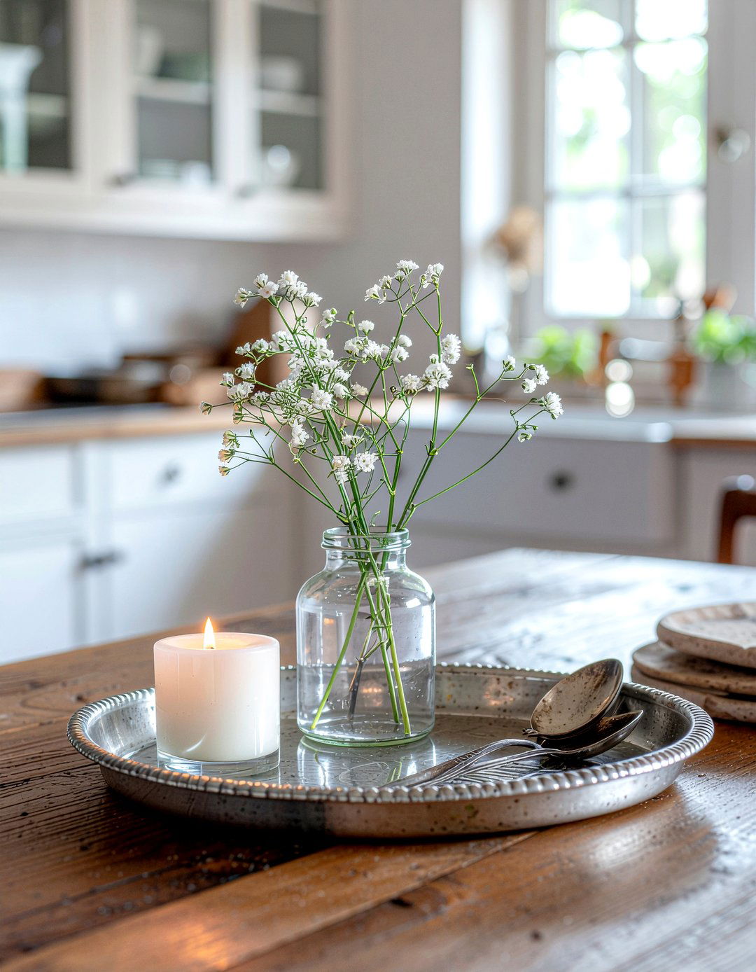 Vintage Kitchen Tray - 30 kitchen tray styling ideas