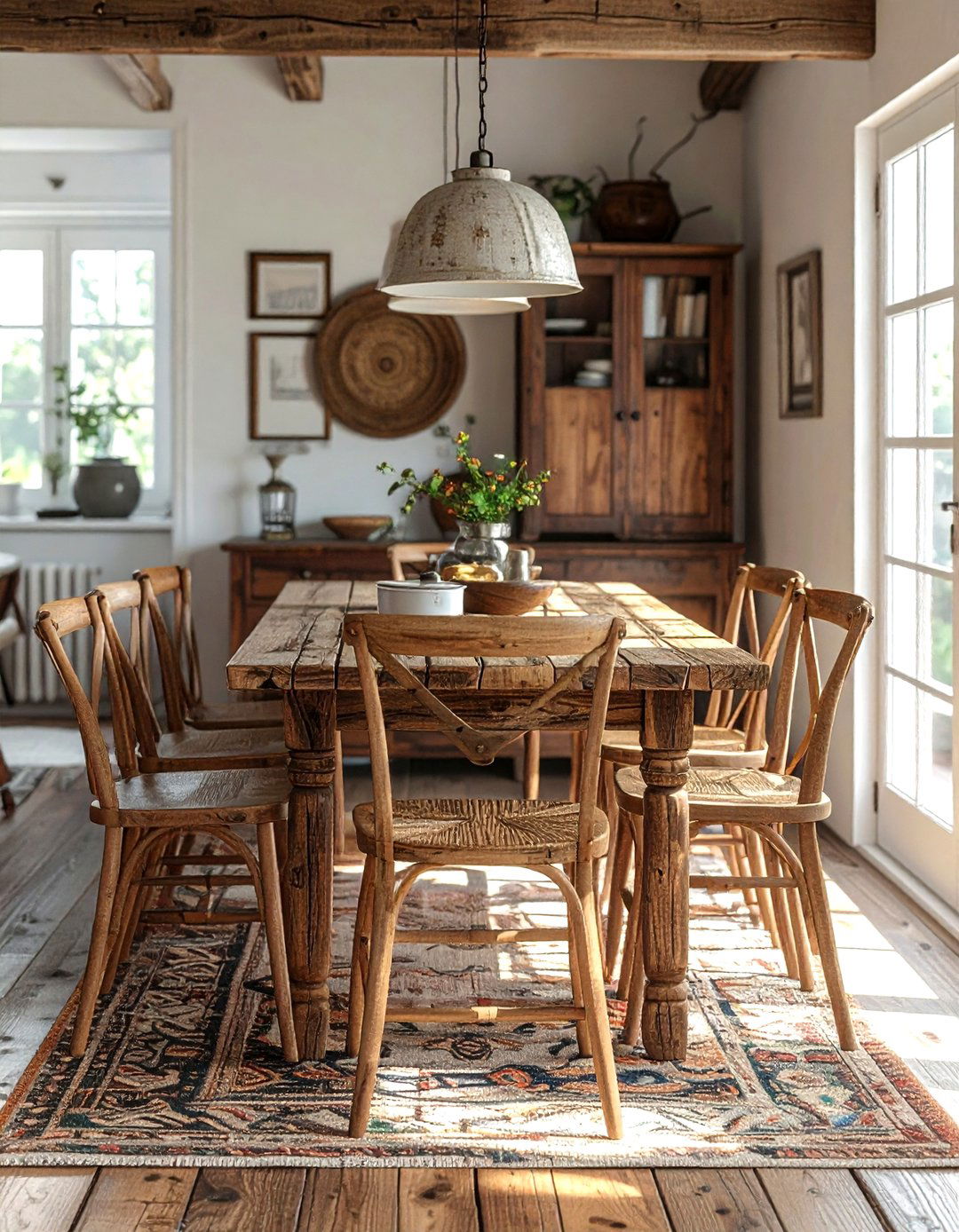 Vintage Ladderback - 30 ladderback dining chair ideas