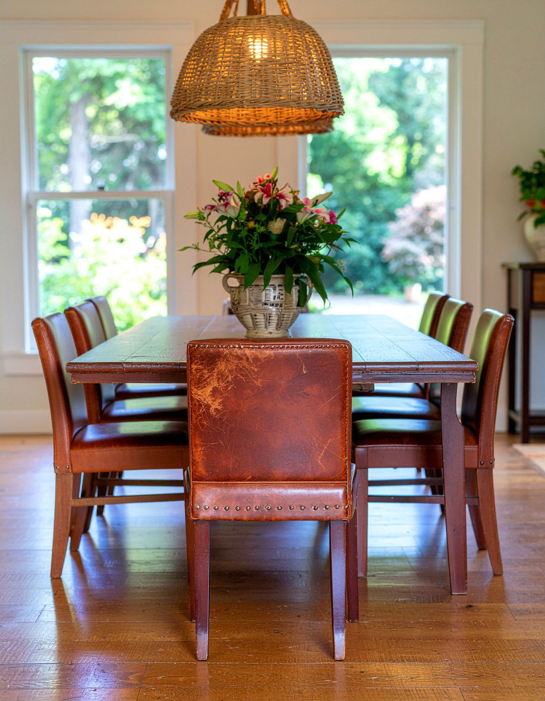 Vintage Leather Dining Chairs - 30 leather dining chair ideas