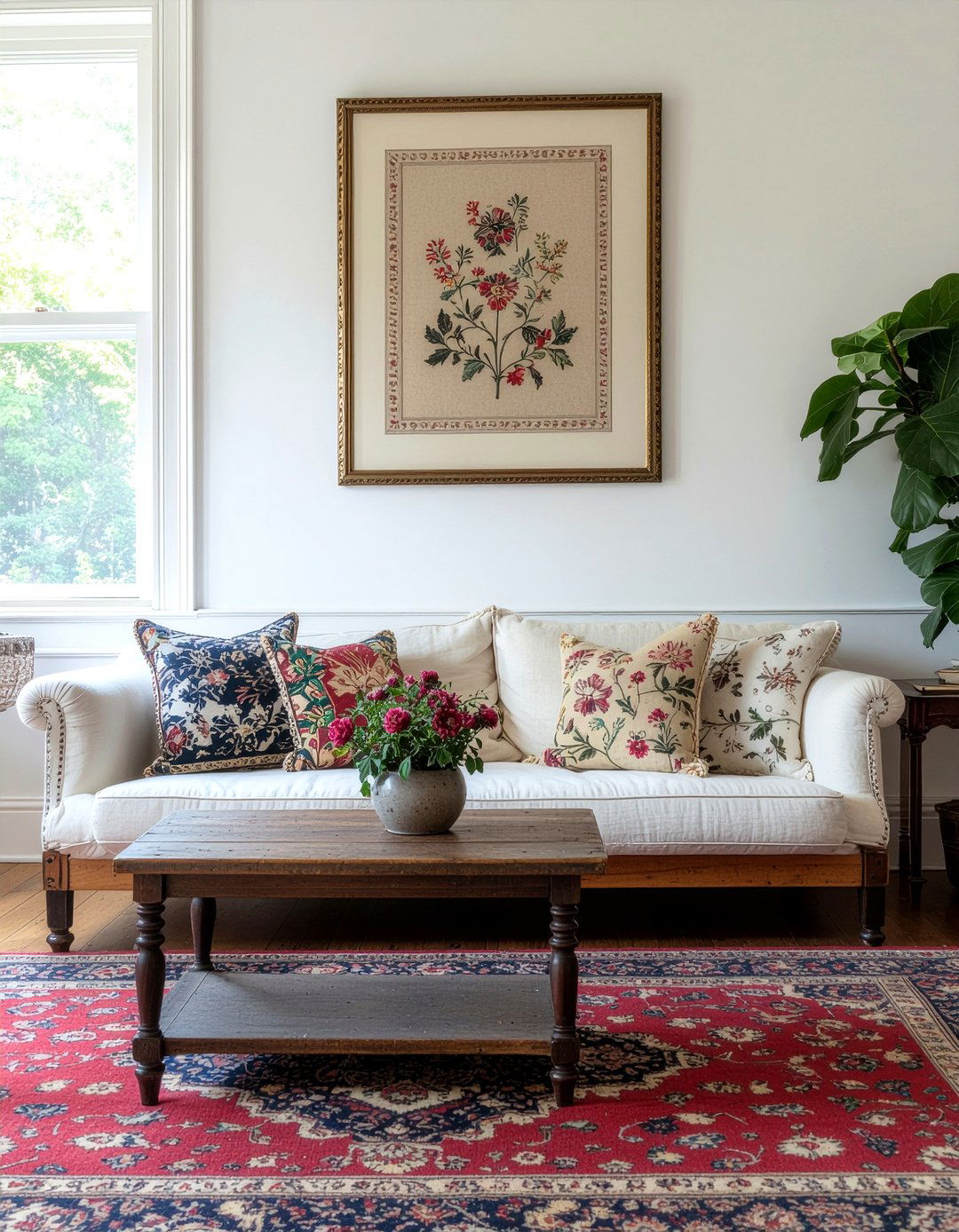 Vintage Linen Decor - 30 linen living room ideas