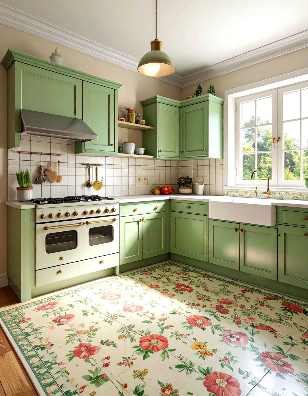 Vintage Linoleum Kitchen - 30 linoleum floor kitchen ideas