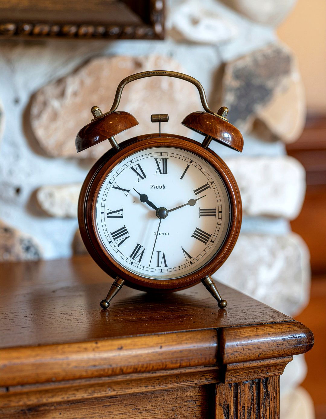 Vintage Mantel Clock - 30 flea market decor ideas