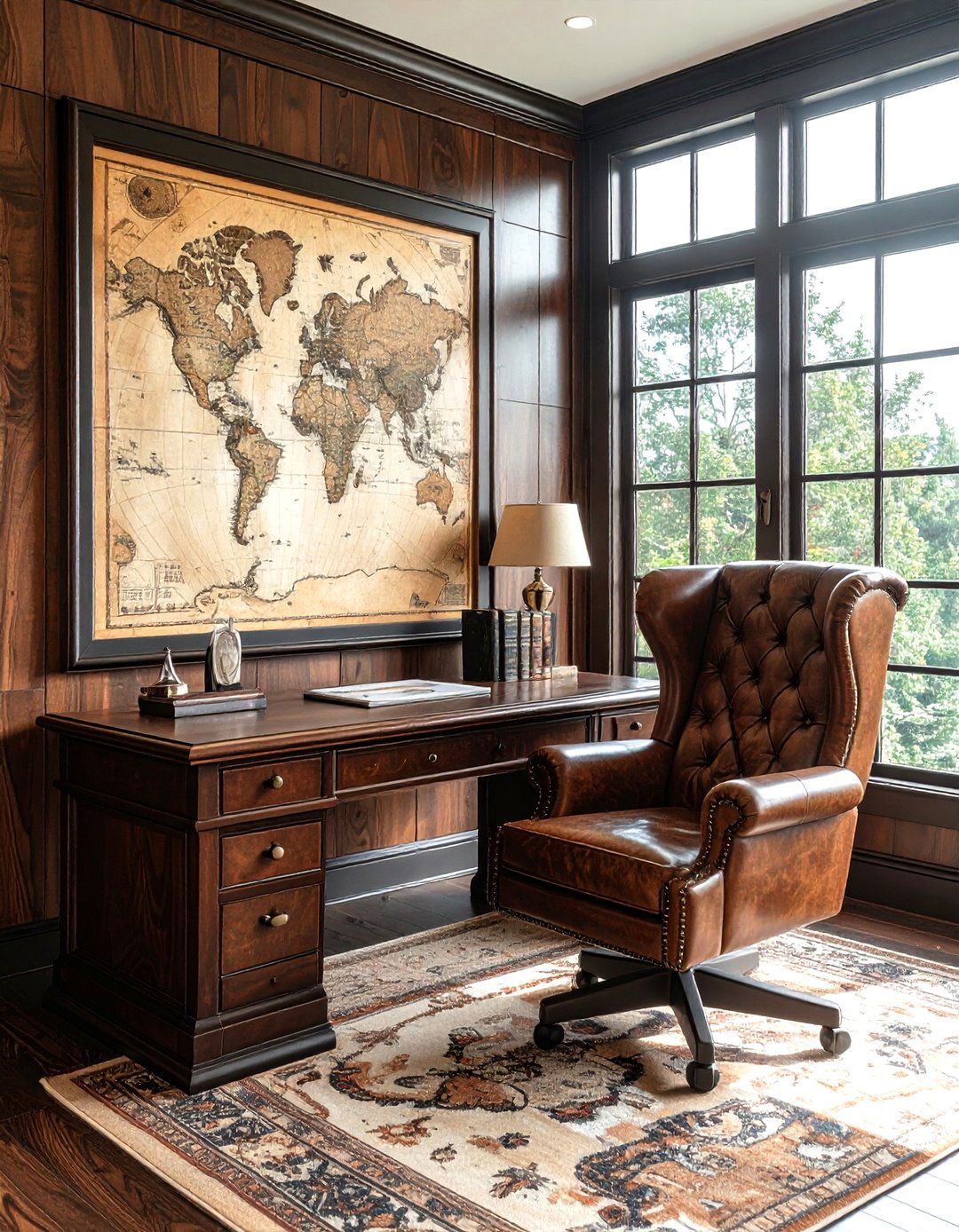 Vintage Map Decor - 30 conversation starter decor ideas