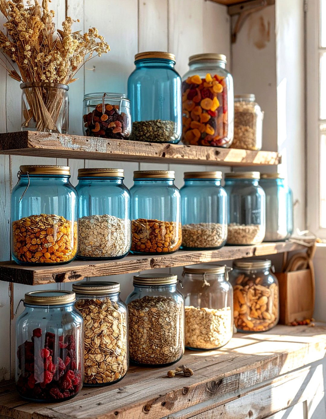 Vintage Mason Jars - 30 kitchen jar ideas