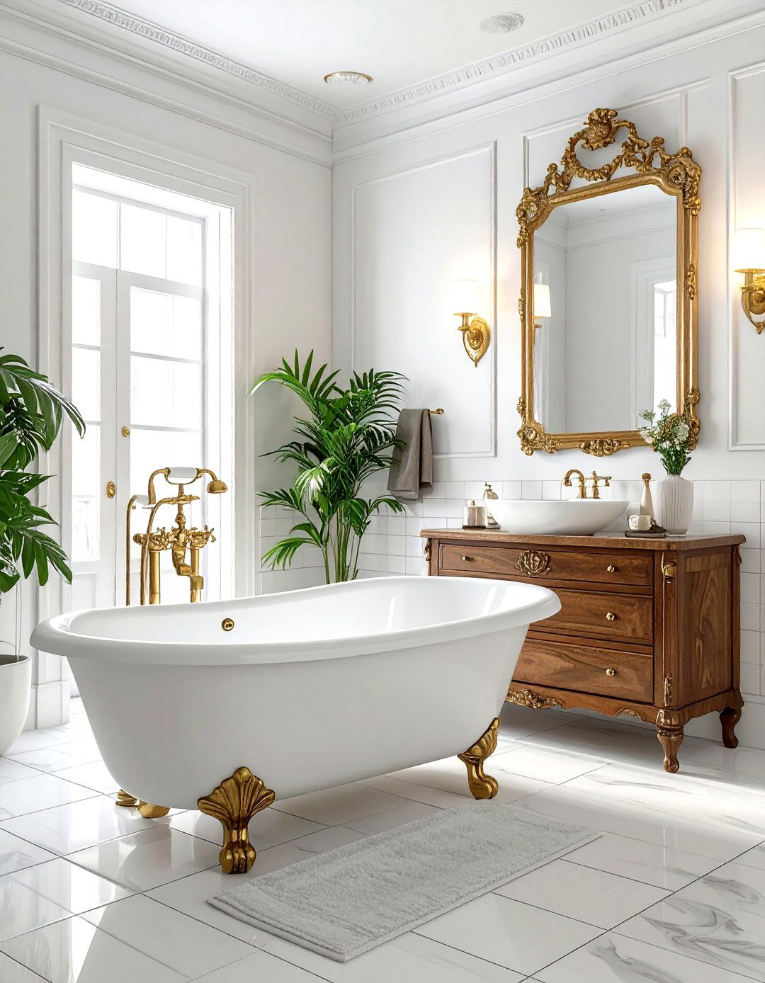 Vintage Modern Bathroom - 30 top decor ideas