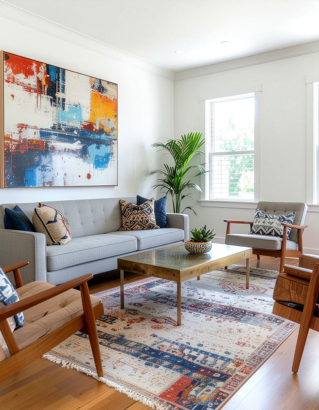 Vintage Modern Living Room - 30 eclectic home decor ideas