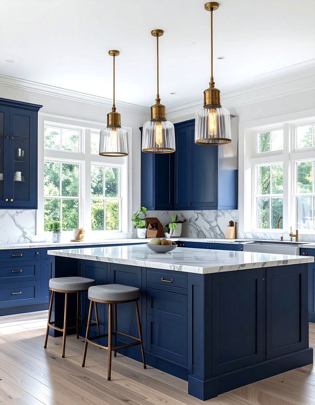 Vintage Pendant Lighting - 30 English country kitchen ideas